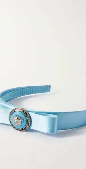 versace haarband|Versace ribbon headband.